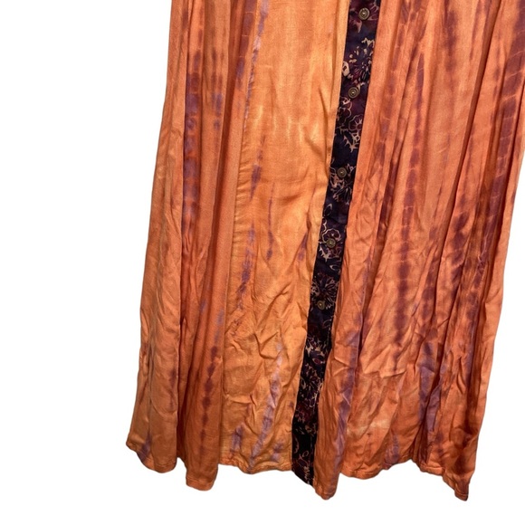 Soft Surroundings Beachy Tie Dye Flowy Maxi Dress Size Large - Picture 4 of 10